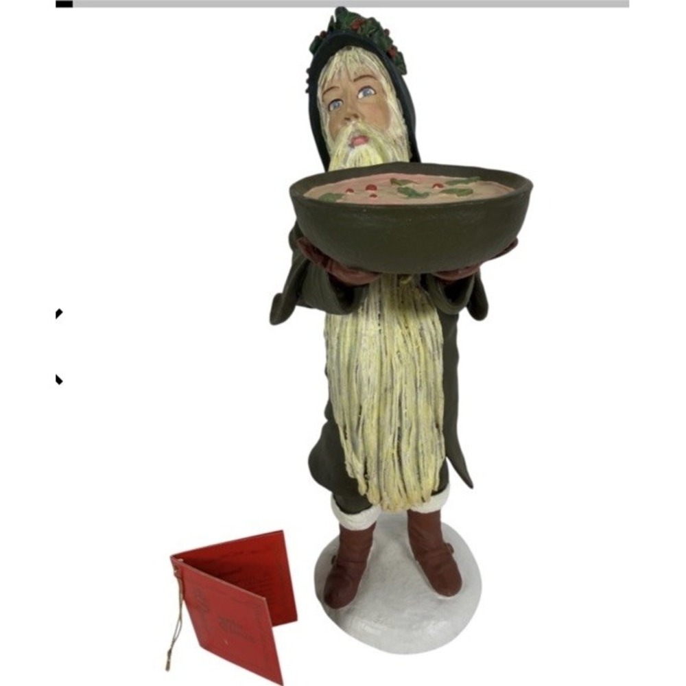 Duncan Royale Wassail History of Santa 1983 Figurine 11.5" Box & Booklet 1656